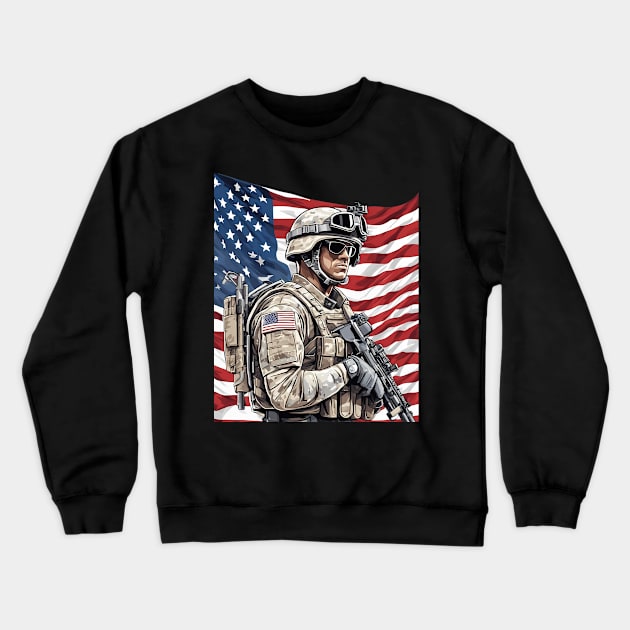 Delta Force Crewneck Sweatshirt by animegirlnft